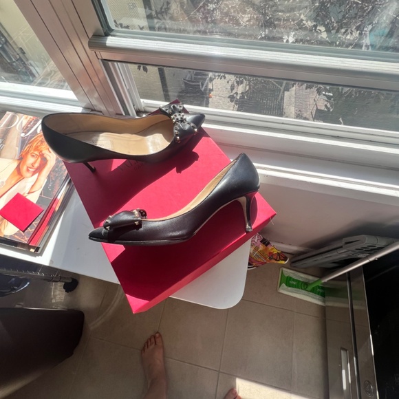 Valentino Rock Stud Kitten Heels - Picture 5 of 13
